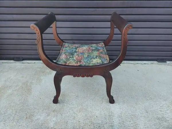 Antique Curule Chair.