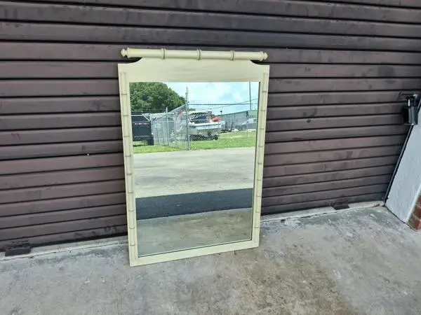 Vintage Faux Bamboo Classic Mirror.