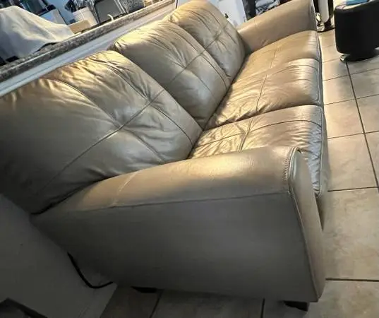 Leather couch