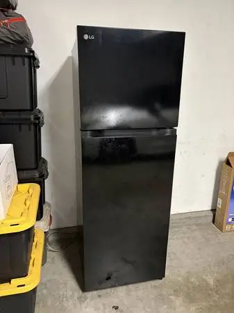 LG Black Refrigerator 8.6 cu ft