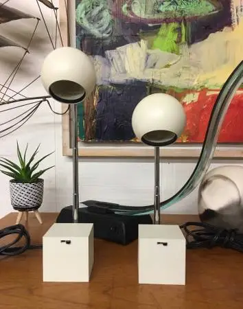 Lightolier Lytegem Michael Lax Telescoping Desk Lamps