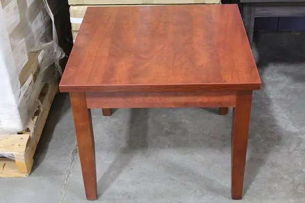 New in box Cherry End Table 24x24 or 48x24 Coffee Table MSRP $435.00