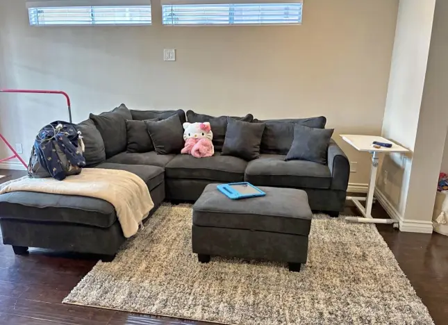 Grey couches