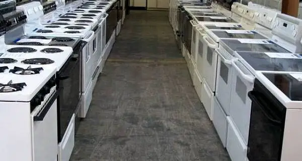 Electric or gas stove range oven