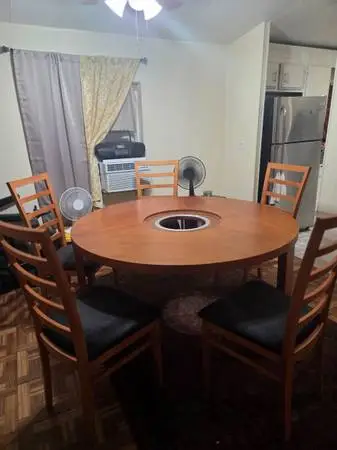 $400 OBO Solid Wood Grill Table Excellent Condition