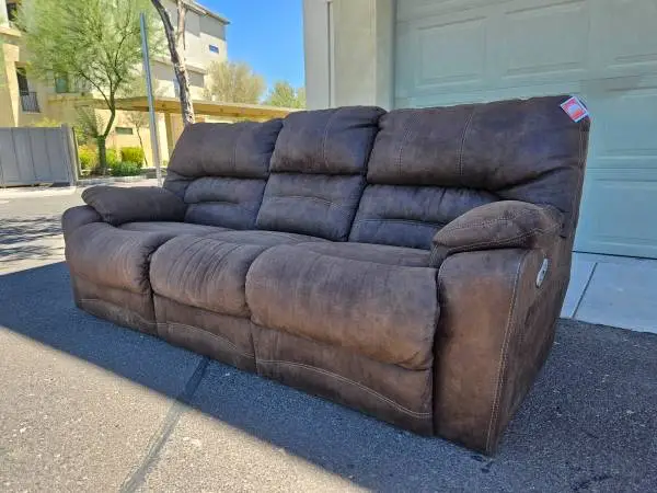XXL DUAL POWER RECLINER SOFA BY FRANKLIN FURNITURE