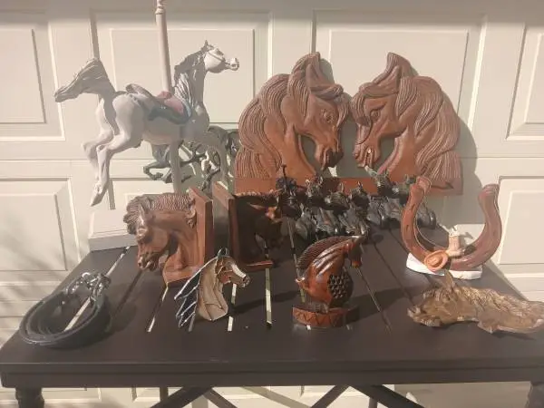 Equestrian lovers, accent, decor pieces from $10 to $95