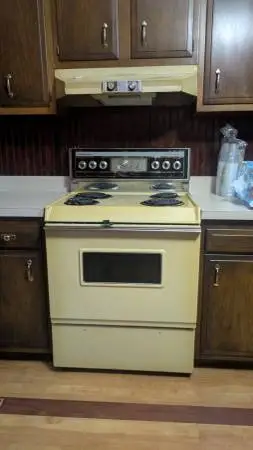 Vintage 30 Electric Stove and Hood (Works fine!)