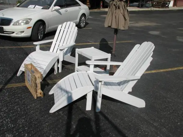 Adirondack Outdoor Polyresin Furniture Set