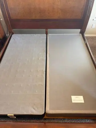 Two Twin-XL (split-king) foundations