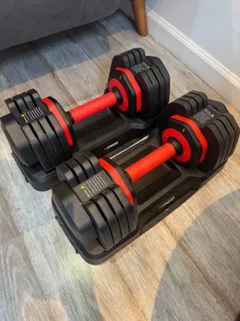 Rendpas Adjustable Dumbbell Set – Home Gym