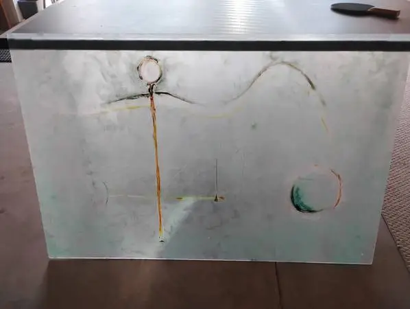 Unique Art on plastic