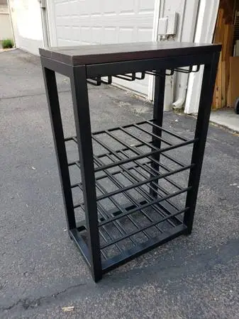 Wine Rack Side Table