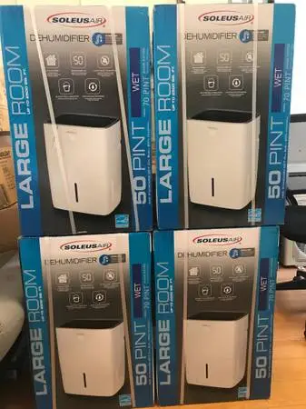 New Soleus 40 Pints Dehumidifier