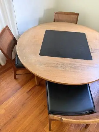 Very Unique Mobster like Table & Chairs