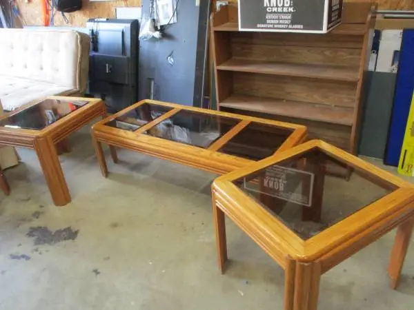 Vintage Coffee table and end tables