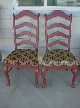 ASHLEY  ladder back chairs set of 2