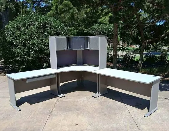 Modular L-Shaped Corner Office Workstation Desk