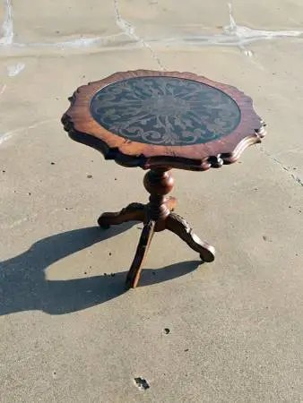 Unique Carved Table 2 Tall- 23 Wide