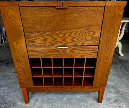 Bar cabinet with wine storage by Crate & Barrel