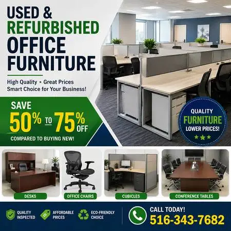 Save 50% to 75% Off Executive office Furniture Huge Savings