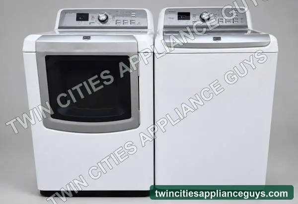 GE 4.8 Cu Ft Top-Load Washer and 7.4 Cu Ft Electric Dryer Set — White — $500