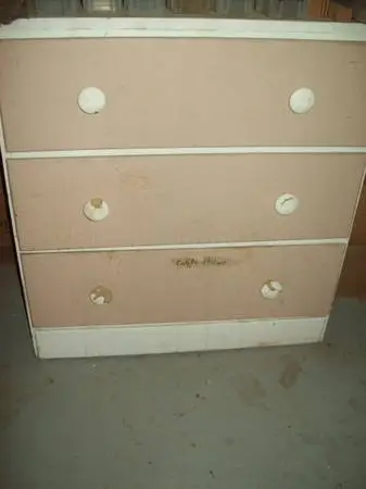 All wood dresser