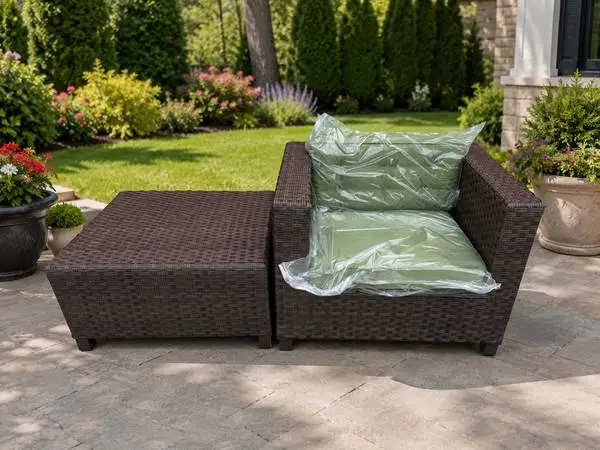 New 2pc outdoor patio furniture set sunbrella