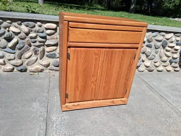 Oak stand / cabinet / side table