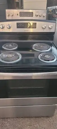 Stainless Range Childproof burners