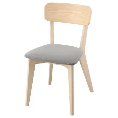 4 IKEA LISABO Chairs dining chairs ash/Tallmyra fabric seat(address in descripti