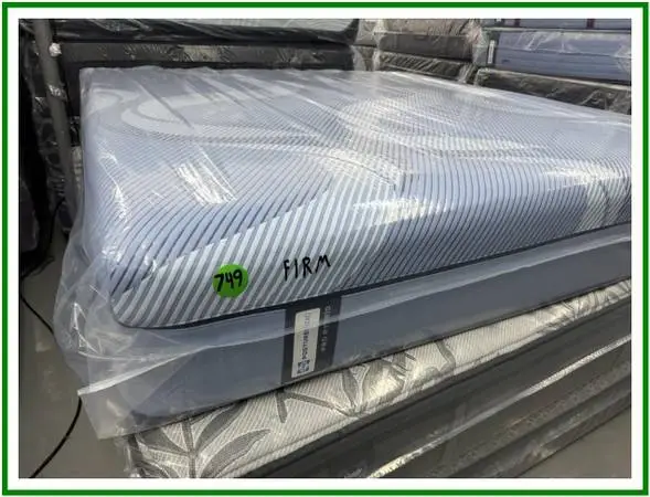 King Size Sealy Posturepedic Pro Hybrid Mattress & Boxes Bed Set