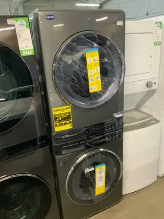 **ELECTROLUX GRAY 4.5 CU FT ELECTRIC LAUNDRY TOWER**ON SALE NOW**