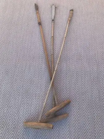 Vintage Polo Mallets For Decor