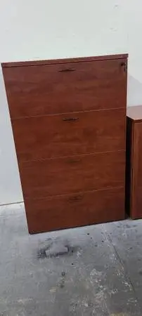 Four Drawer Cherry Lateral File
