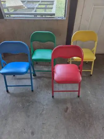Kids folding chairs