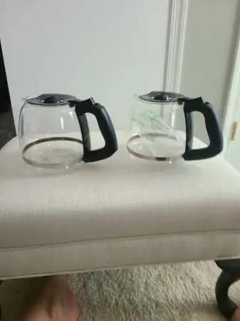Two (2) Mr Coffee 12 cup glass coffee pots