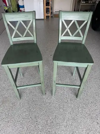 Solid wood barstools