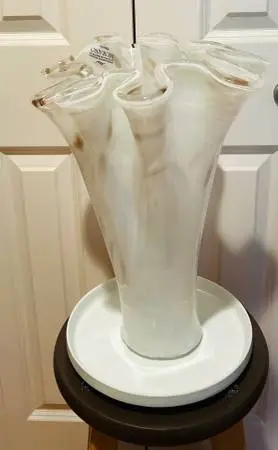 Murano glass vase made in Italy!
