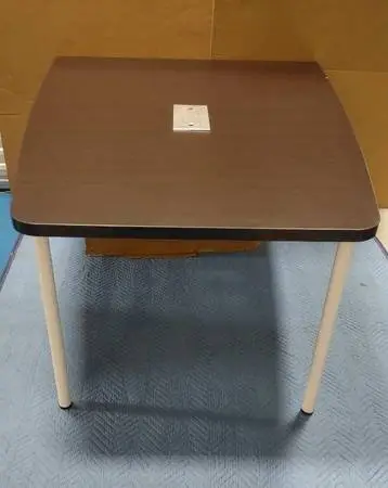 2 New in Box Espresso 5ft w/ 2 White Legs Wall Mount Conference Table