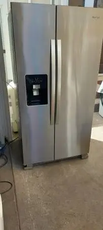 Whirlpool Refrigerator 2 Door Stainless