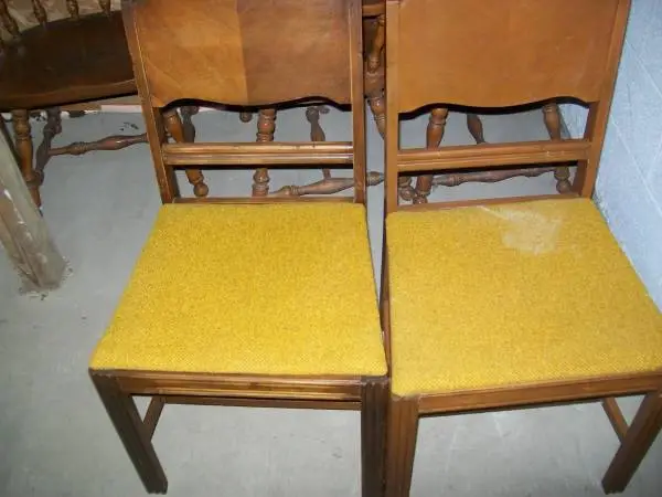 6 vintage chairs