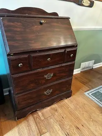 Secretary’s drop down writing desk
