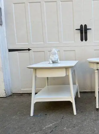 White side table