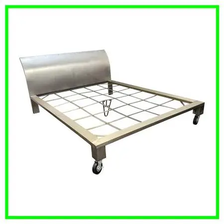 Queen Size Industrial Steel Bed Frame
