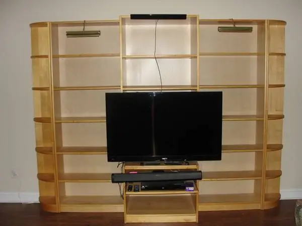 Large Entertainment Center w/Multiple Shelves