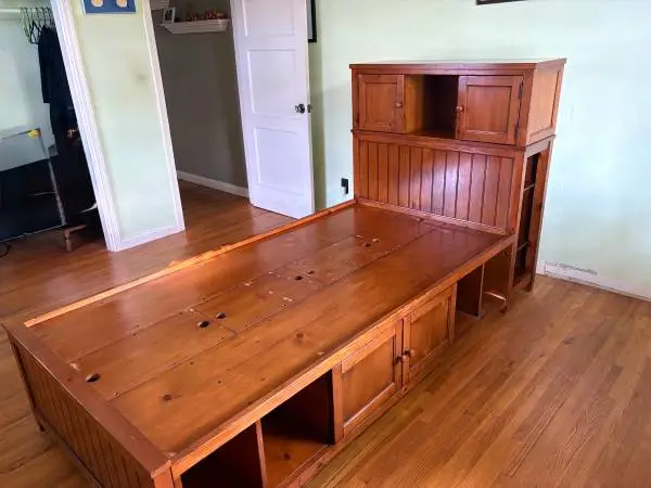 Pottery Barn Storage Bed & Hutch — Twin