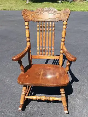 ornate rocking chair
