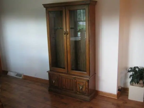 Oak 10-gun cabinet