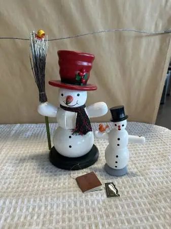 Germany Christian Ulbricht Snowman Nutcracker- 7.5X16X6